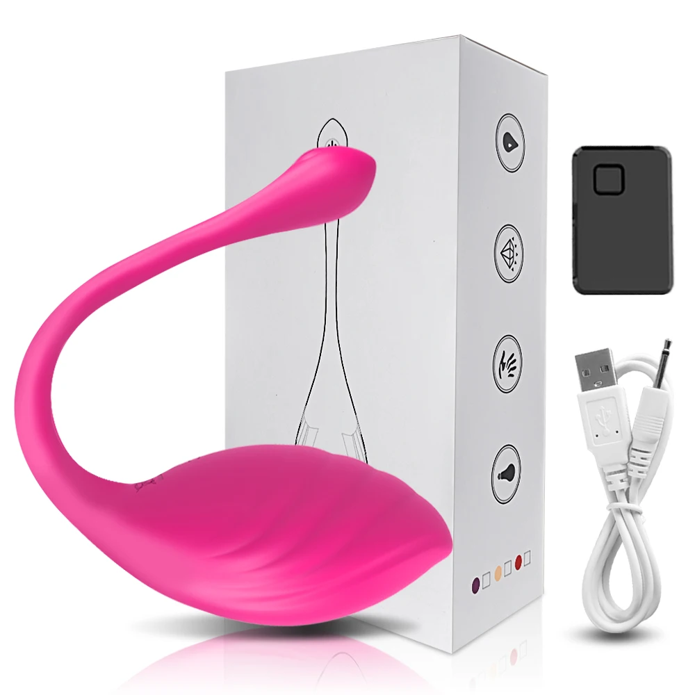 Kabelloser Vibrator mit Fernbedienung – Klitoris- und G-Punkt-Stimulator, tragbares Love Egg für Frauen (Erwachsenen-Wellness) - TD019-RD-Box, China Mainland