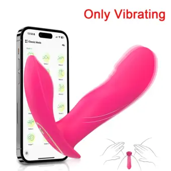 APP-gesteuerter Thrusting-Vibrator für Frauen – tragbarer Höschen-Vibrator mit G-Punkt- und Klitoris-Stimulation, diskretes Erwachsenen-Wellness-Spielzeug - China Mainland, CD82-APP-RD