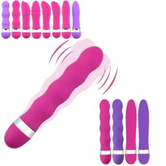 Mehrstufiger G-Punkt-Vibrator mit Klitoris- und Anal-Stimulation aus Silikon auf neutralem Hintergrund