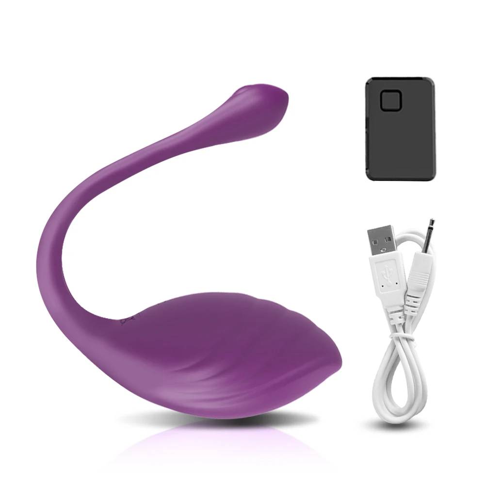 Kabelloser Vibrator mit Fernbedienung – Klitoris- und G-Punkt-Stimulator, tragbares Love Egg für Frauen (Erwachsenen-Wellness) - TD019-PU, China Mainland
