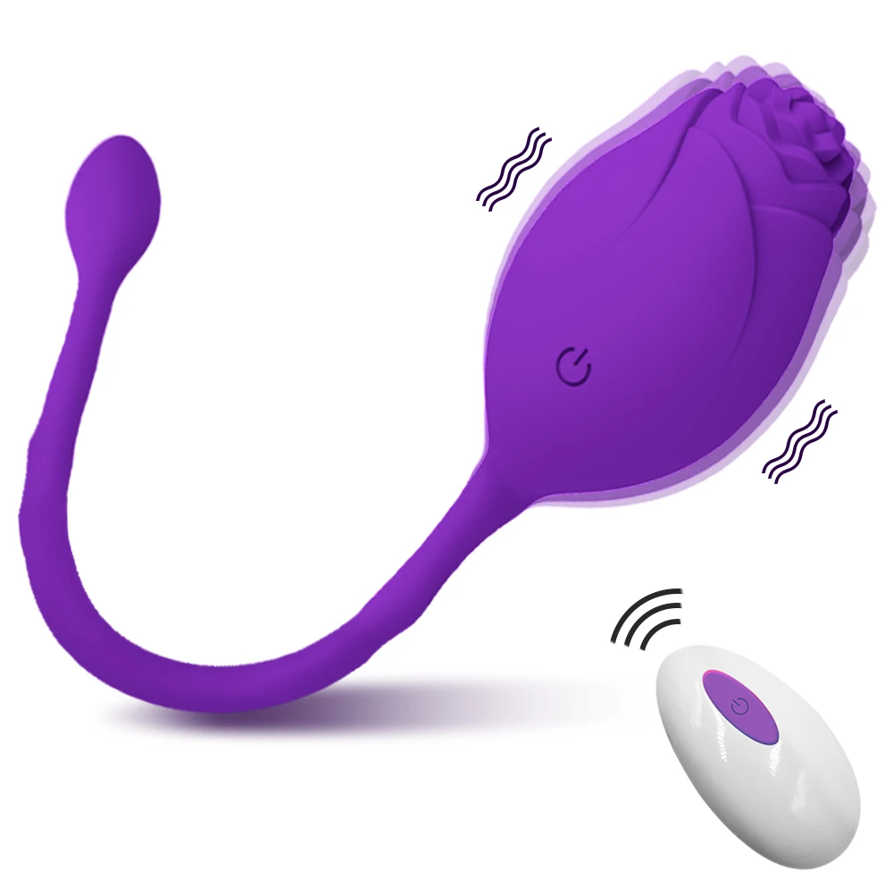 Kabelloser Vibrator mit Fernbedienung – Klitoris- und G-Punkt-Stimulator, tragbares Love Egg für Frauen (Erwachsenen-Wellness) - TD003-PU, China Mainland