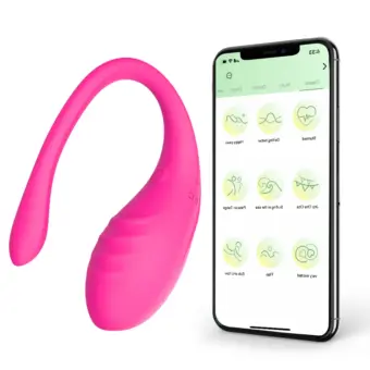 Tragbarer Mini-Vibrator mit App-Steuerung – Diskretes Vibrations-Massagegerät mit Fernbedienung für Paare (Erwachsenen-Wellness) - Rose Red-no box