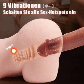 3-in-1 Masturbator für Männer – Realistische Silikon-Masturbationstasse mit Oraler-, Anal- und Klitoris-Simulation (18+)
