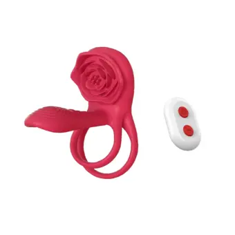 Rosen-Penisring mit Vibration – G-Punkt & Klitorisstimulation für Paare - NO-BOX, China Mainland